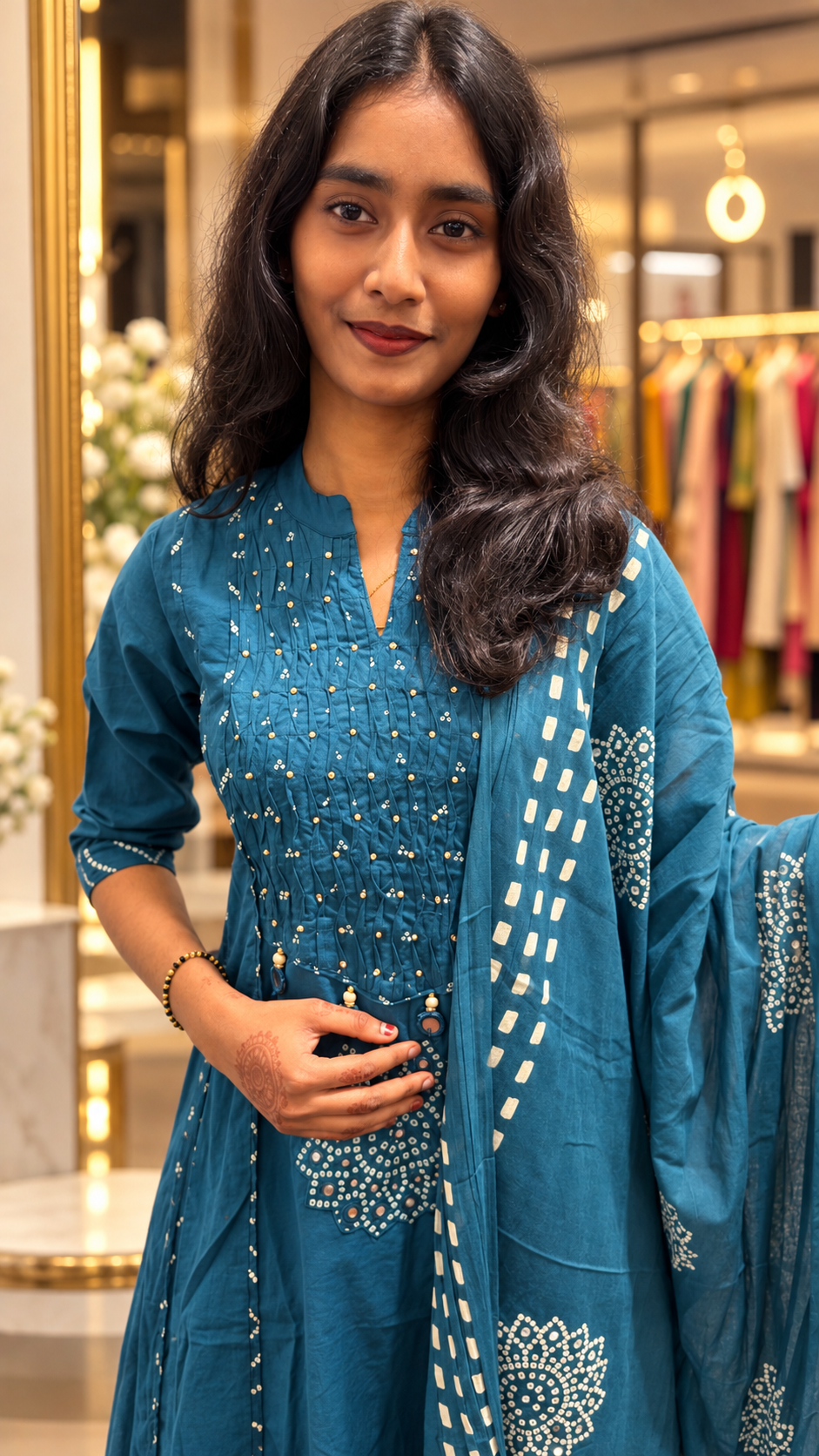 Cotton-shell design KURTA SET