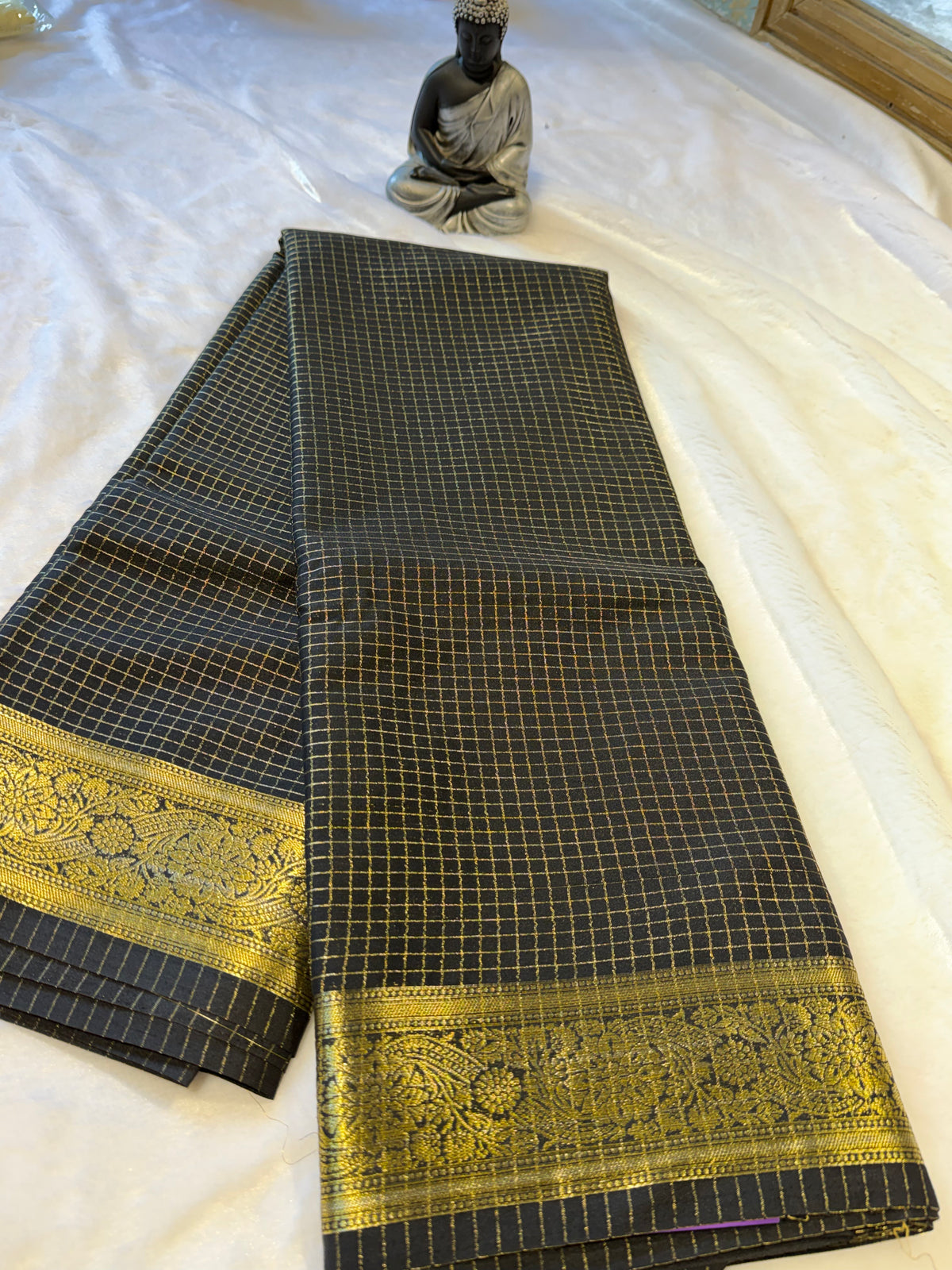 Chanderi Cotton-Digital print Saree