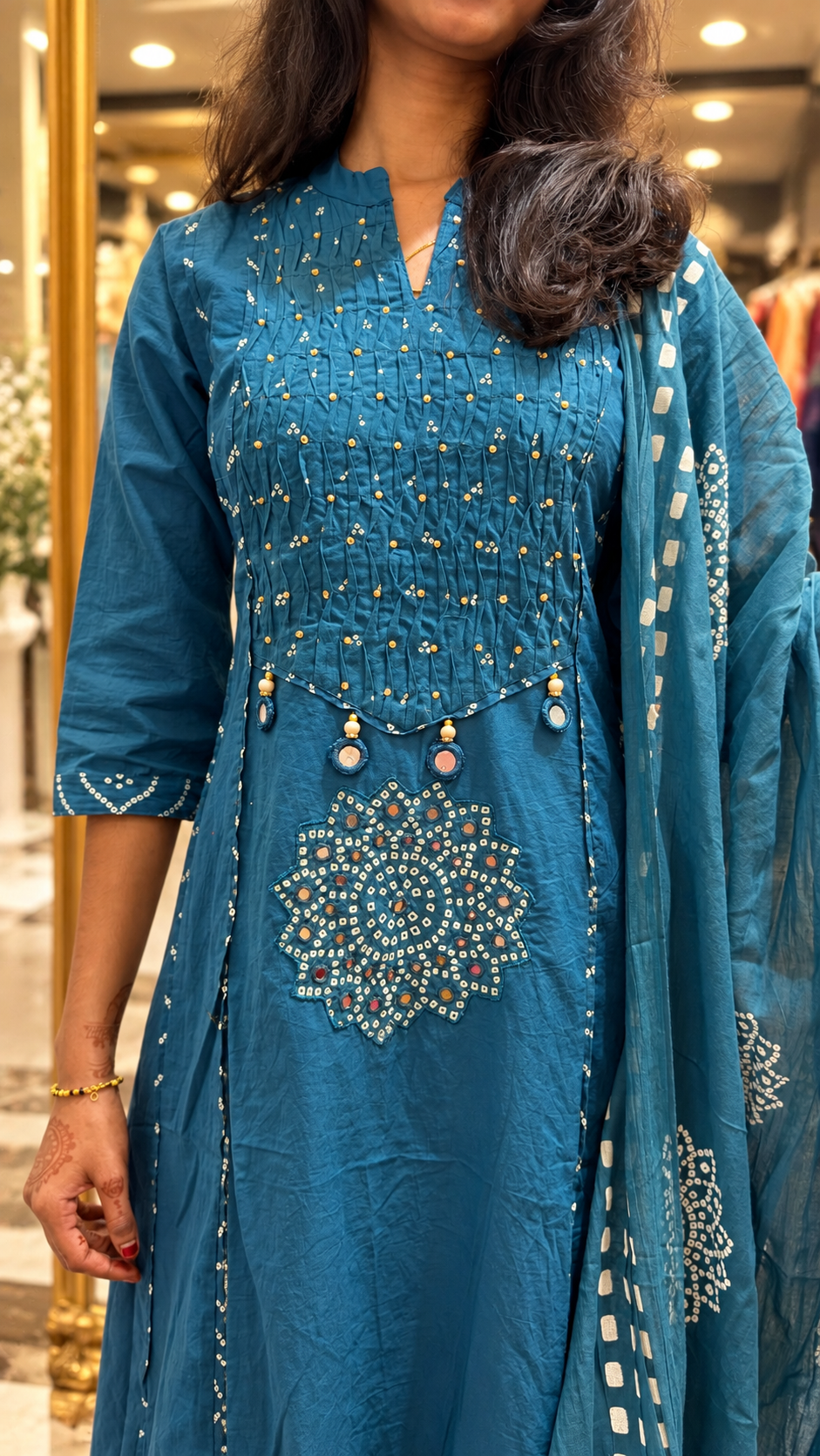 Cotton-shell design KURTA SET