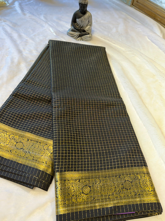 Chanderi Cotton-Digital print Saree